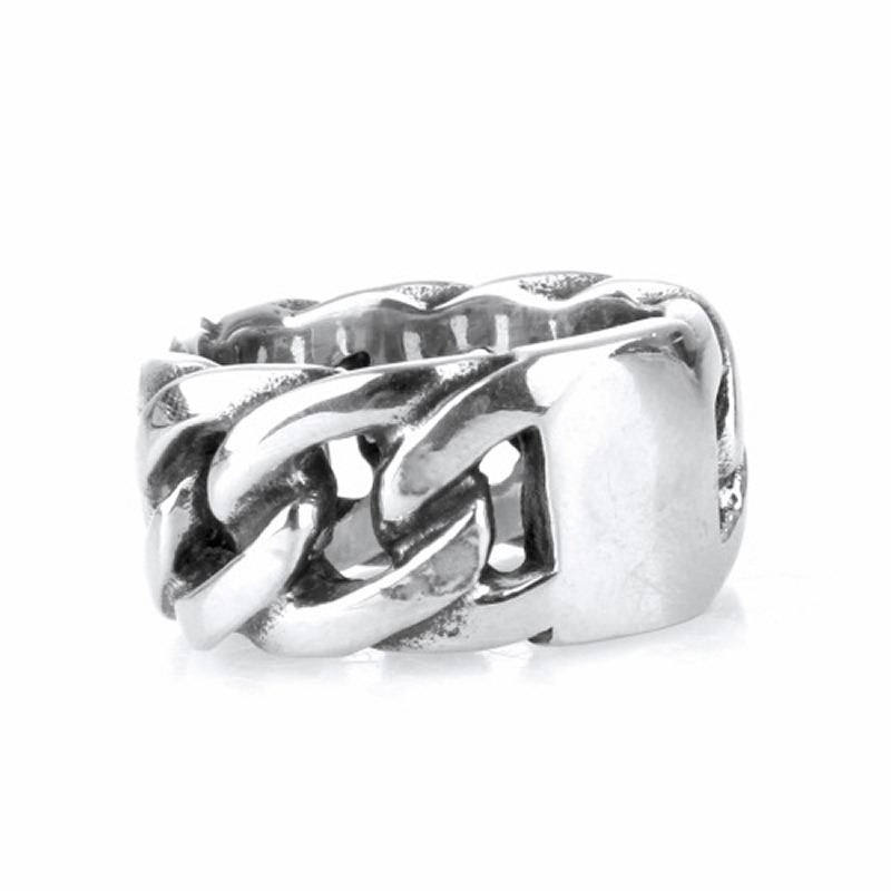 Titanium Steel Finger Ring, polished, different size for choice & for man, Sold By PC