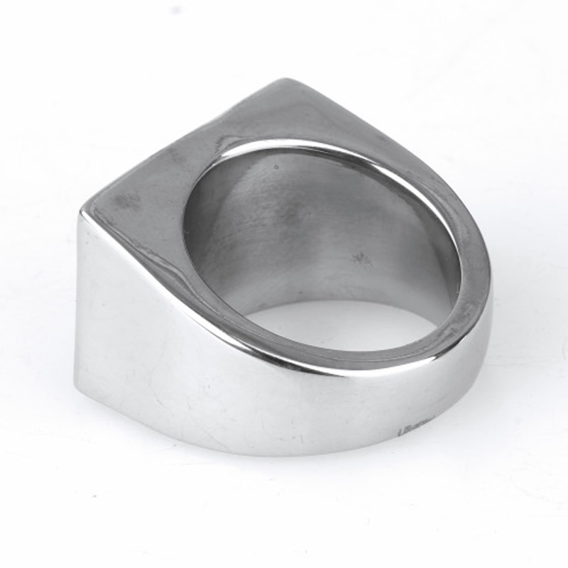 Titanium Steel Finger Ring, plated, different size for choice & for man & enamel, more colors for choice, Titanium SxTitanium-Smm, Sold By PC