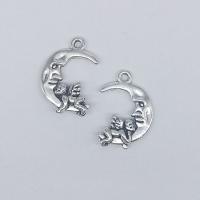 Zinc Alloy Jewelry Pendants, antique silver color plated, DIY 