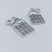 Zinc Alloy Jewelry Pendants, antique silver color plated, DIY 