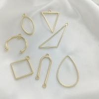 Zinc Alloy Jewelry Pendants, gold color plated, DIY 