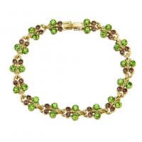 Zinc Alloy Rhinestone Bracelets, with Rhinestone, fashion jewelry 