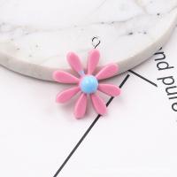 Resin Jewelry Pendant, Daisy, durable & DIY 29mm 