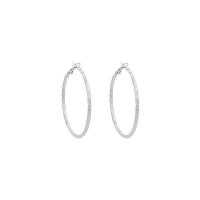 Brass Hoop Earring, for woman 50mm 