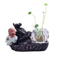 Incense Smoke Flow Backflow Holder Ceramic Incense Burner, Porcelain, handmade, durable 200*200*180mm 