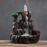 Incense Smoke Flow Backflow Holder Ceramic Incense Burner, Porcelain, handmade, for home and office & durable 103*107mm 