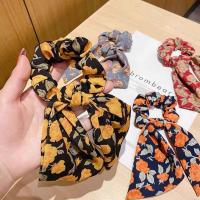 Bunny Ears Hair Scrunchies, Cloth, for woman 63mm 