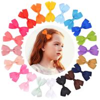 Children Hair Clip, Polyester, Bowknot, for children 