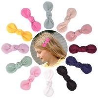 Children Hair Clip, Cloth, Bowknot, for children 