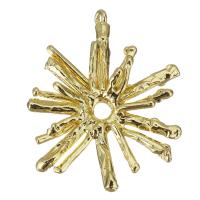 pièces de pendentif en laiton, Placage de couleur d'or Environ 1.5mm, Vendu par PC