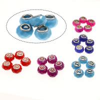 Raffinierte Glasperlen, Lampwork, rund, unterschiedliche Farbe und Muster für die Wahl & DIY, keine, 11*6*6mm, Bohrung:ca. 2mm, 100PCs/Tasche, verkauft von Tasche