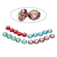 Raffinierte Glasperlen, Lampwork, rund, unterschiedliche Farbe und Muster für die Wahl & DIY, keine, 116*6mm, Bohrung:ca. 2mm, 100PCs/Paar, verkauft von Paar