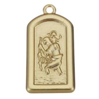 Brass Jewelry Pendants, gold color plated Approx 1.5mm 