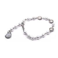 aleación de zinc Pulsera, Nácar, Joyería & unisexo, 6mm, Vendido por UD