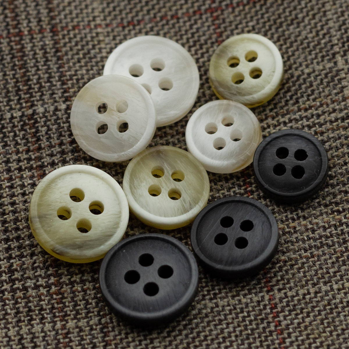 4 Hole Resin Button, Round, different size for choice & different styles for choice, more colors for choice, Sold By PC