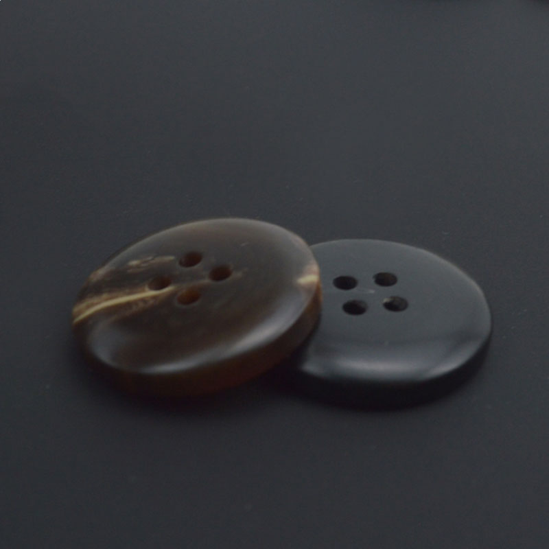 4 Hole Resin Button, Round, plated, different size for choice, more colors for choice, Sold By PC