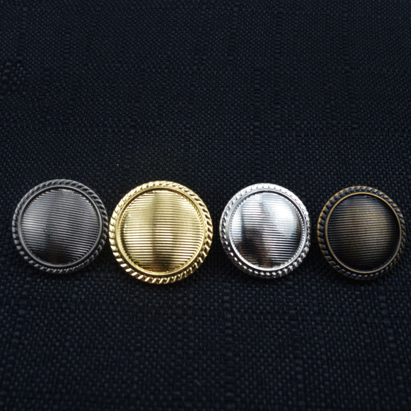 Brass Jeans Button, plated, different size for choice, more colors for choice, Sold By PC