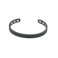 Messing Armreif, Modeschmuck, schwarz, 170X8MM, verkauft von Strang