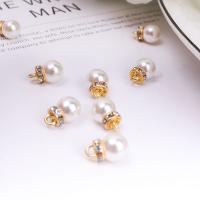 Fashion Plastic Pendants, Plastic Pearl, plated, fashion jewelry & DIY & for woman 