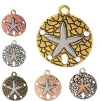 Zinc Alloy Jewelry Pendants, Round, plated, DIY 20mm 