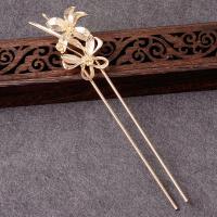 Hair Stick Findings, Zinc Alloy, plated, DIY & for woman 