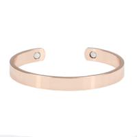 Messing Armreif, Modeschmuck, Roségold, 170x8mm, verkauft von PC