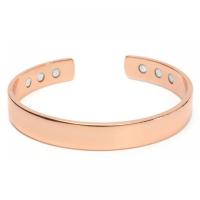 Brass Cuff Bangle, fashion jewelry, rose gold color 