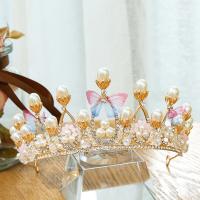 Bridal Tiaras, Zinc Alloy, Crown, fashion jewelry & for woman & with rhinestone 