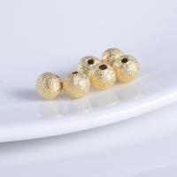 Brass Jewelry Beads, gold color plated, durable & DIY 