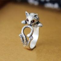 Zinc Alloy Cuff Finger Ring, plated, fashion jewelry & for woman 