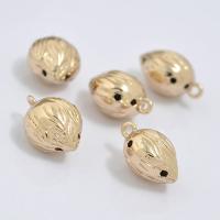 Brass Jewelry Pendants, gold color plated, DIY 