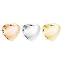 Stainless Steel Beads, 304 Stainless Steel, Heart, plated, DIY 