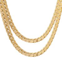 Brass Chain Necklace, fashion jewelry gold 