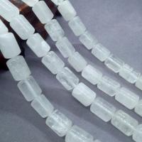 quartz clair goutte, pilier, poli, DIY, blanc, 10*14mm Vendu par brin