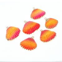 Coque de mer naturelle Pendentif, coquille, coquille, Placage, DIY, plus de couleurs à choisir, 33*21*11-25*20*9m Environ 2mm, Vendu par PC