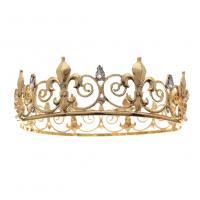 Bridal Tiaras, Zinc Alloy, plated, for woman & with rhinestone 