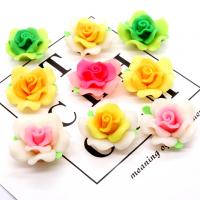 Flower Polymer Clay Beads, handmade & DIY 41*42*17mm Approx 2mm 