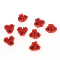 Flower Polymer Clay Beads, handmade & DIY 15*15*9mm Approx 1mm 