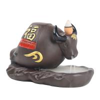 Incense Smoke Flow Backflow Holder Ceramic Incense Burner, Porcelain, for home and office & durable 