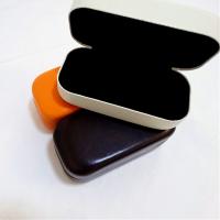 Glasses Case, Iron, with PU Leather, portable & durable 