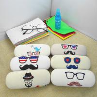 Glasses Case, Iron, with PU Leather, portable & durable, Random Color 