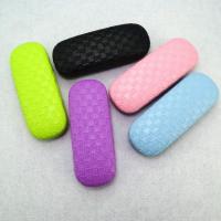 Glasses Case, Iron, with PU Leather, portable & durable, Random Color 