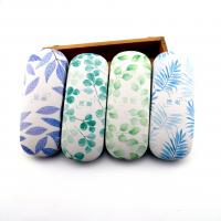 Glasses Case, Iron, with PU Leather, portable & durable, Random Color 