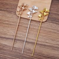 Hair Stick Findings, Zinc Alloy, plated, DIY 