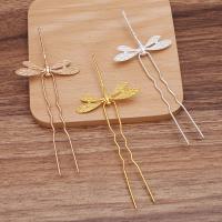 Hair Stick Findings, Zinc Alloy, with Iron, plated, DIY 