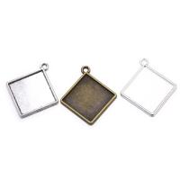 Zinc Alloy Pendant Cabochon Setting, DIY 15mm 