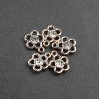 アクリルジュ エリー ペンダント, アクリル, 花形, DIY, 金色, 17*14*5mm, 穴:約 2mm, 売り手 パソコン