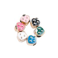 Enamel Acrylic Beads, Heart & DIY 10*9*7mm Approx 4mm 