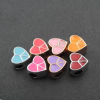 Enamel Acrylic Beads, Heart & DIY 12*12*8mm Approx 3mm 