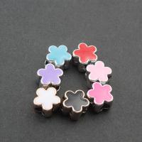 Enamel Acrylic Beads, Flower & DIY 12*12*8mm Approx 5mm 